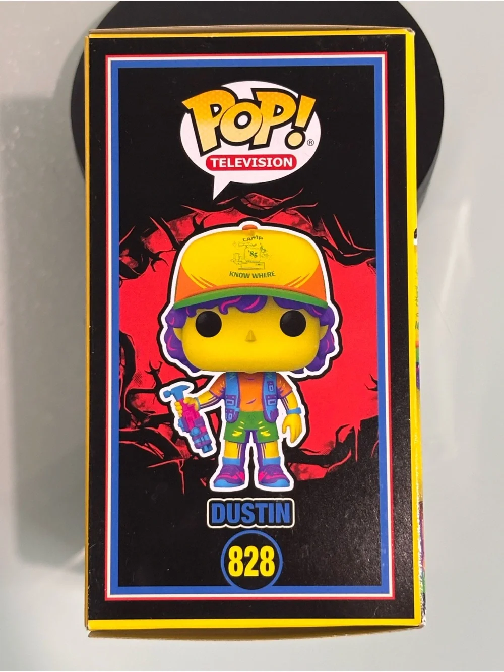 Funko Pop! Television Stranger Things Dustin #828 Neon Blacklight Target